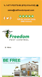 Mobile Screenshot of callfreedompest.com